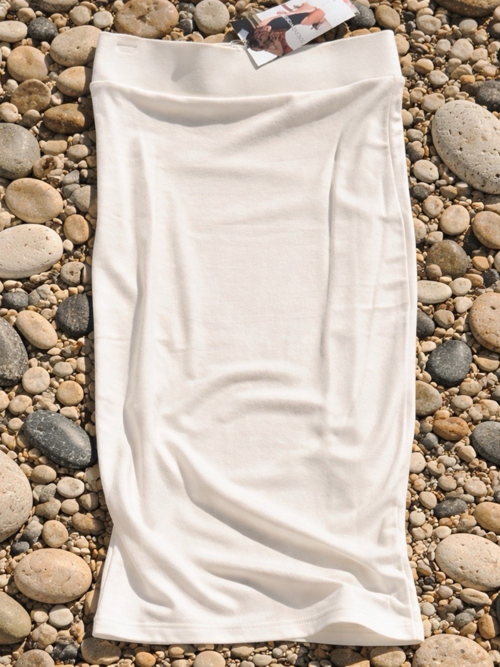 NWT Ivory Crop Top with Midi Skirt, 2 piece by Naked Wardrobe - Picture 9 of 12